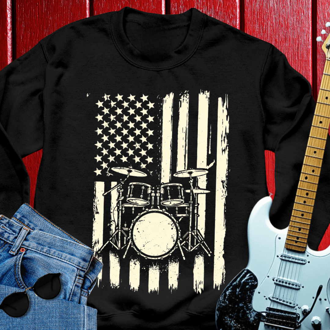 Drum Flag Crewneck