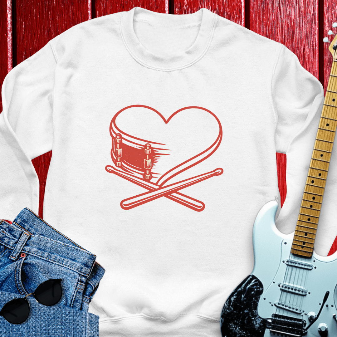 Drum Heart Crewneck