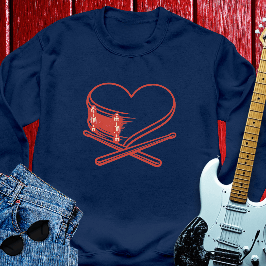 Drum Heart Crewneck