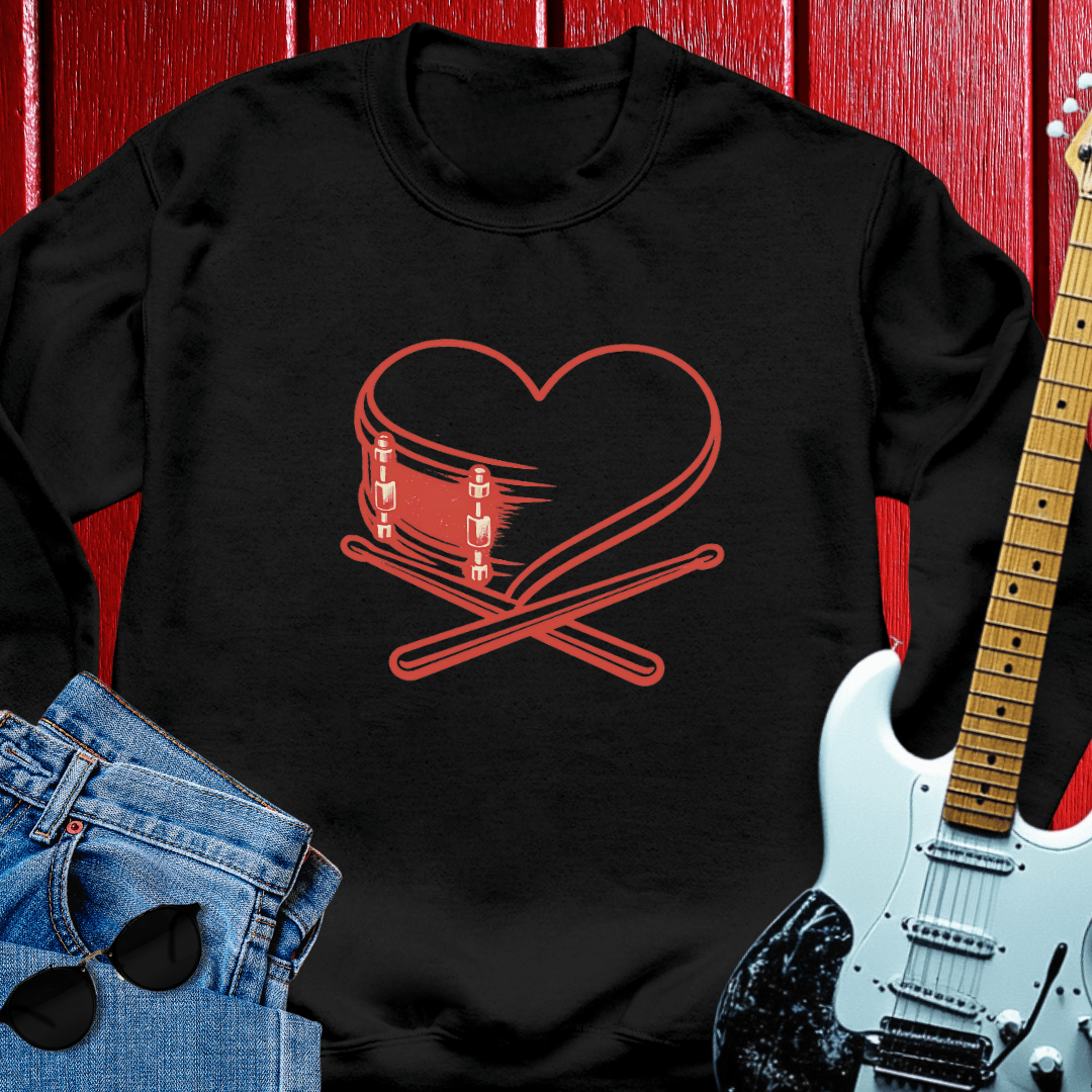 Drum Heart Crewneck