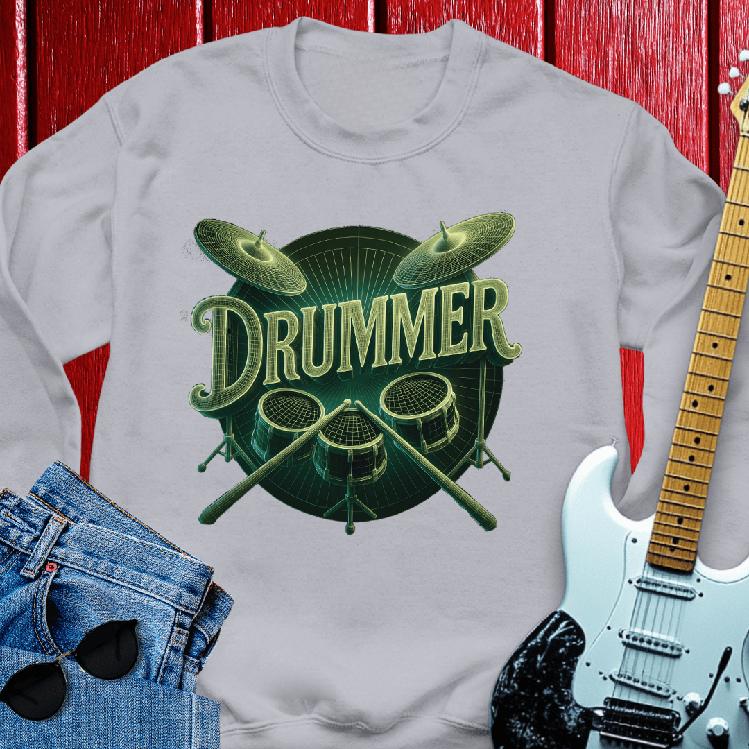 Framed Drummer Crewneck