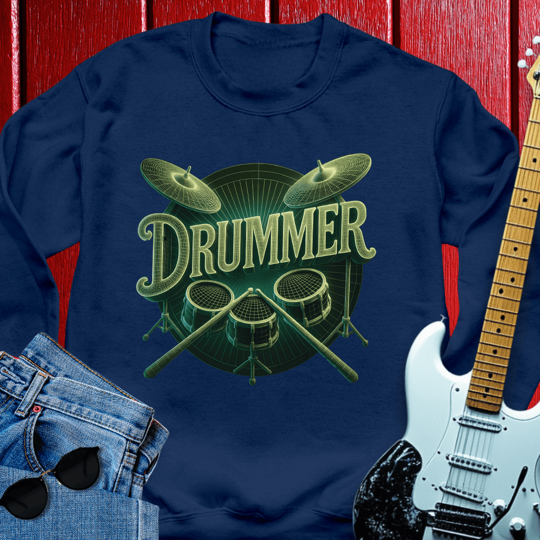 Framed Drummer Crewneck