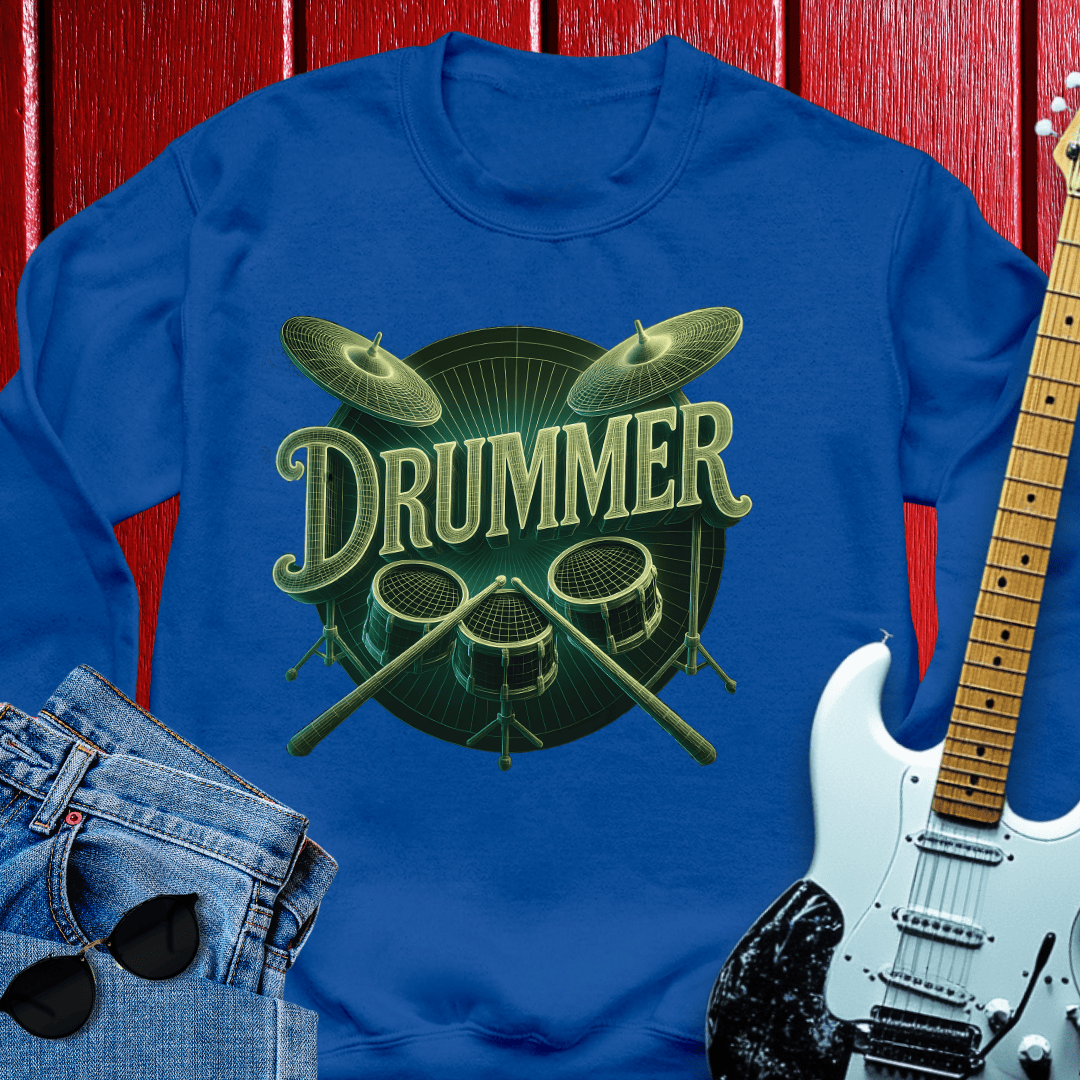 Framed Drummer Crewneck