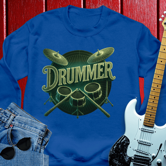 Framed Drummer Crewneck
