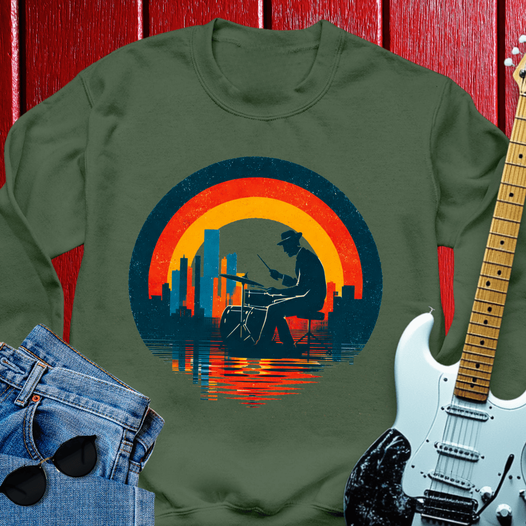 Jazz Drummer Crewneck