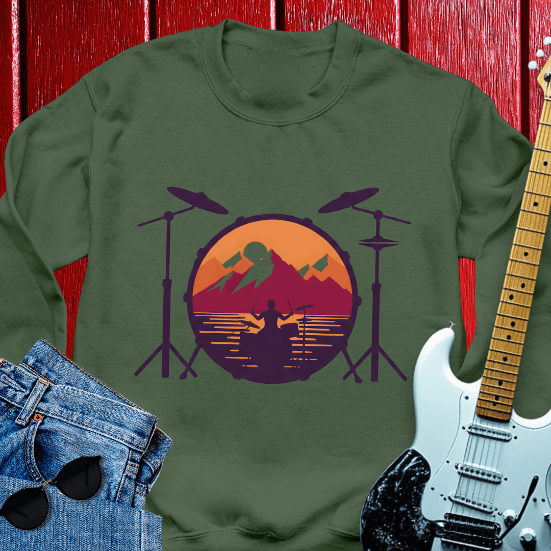 Mountain Drums Crewneck