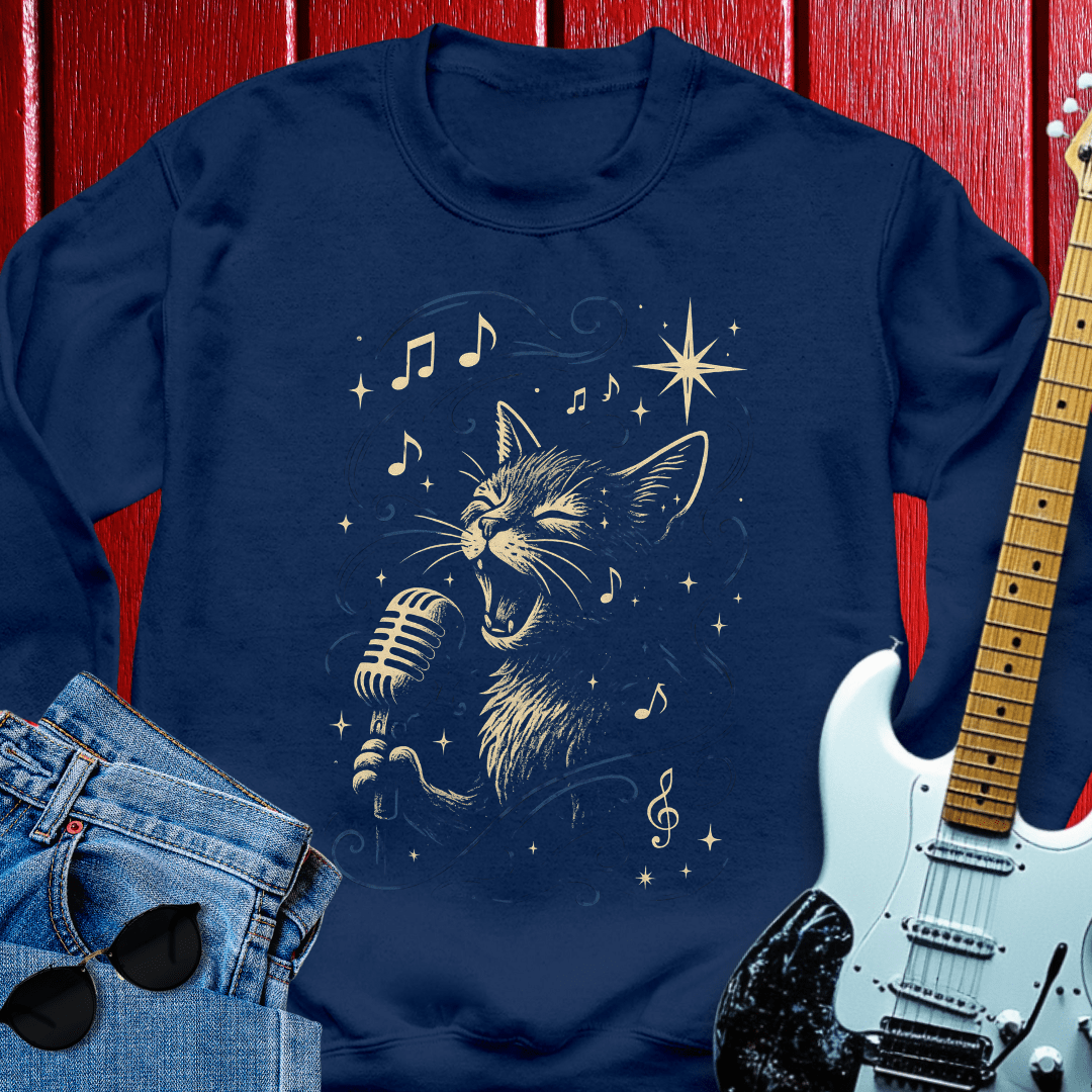 Cat Sings Crewneck