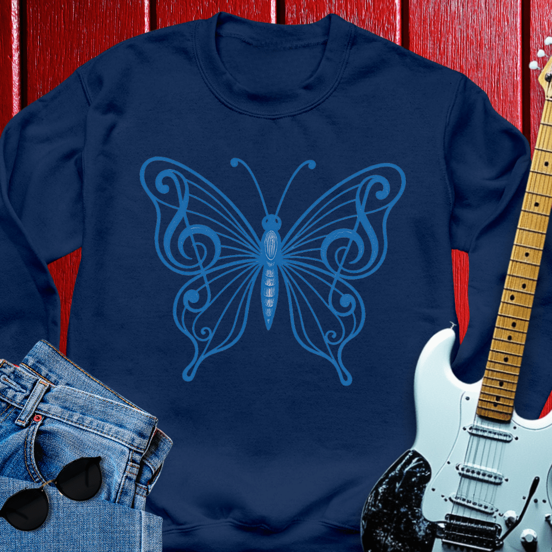 Clef Butterfly Crewneck