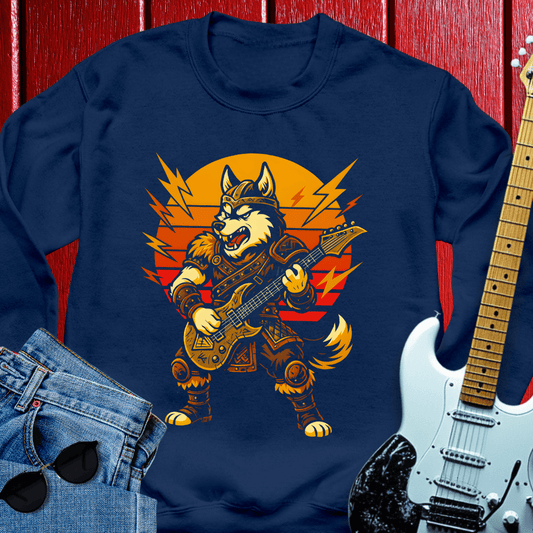 Viking Guitarist Crewneck