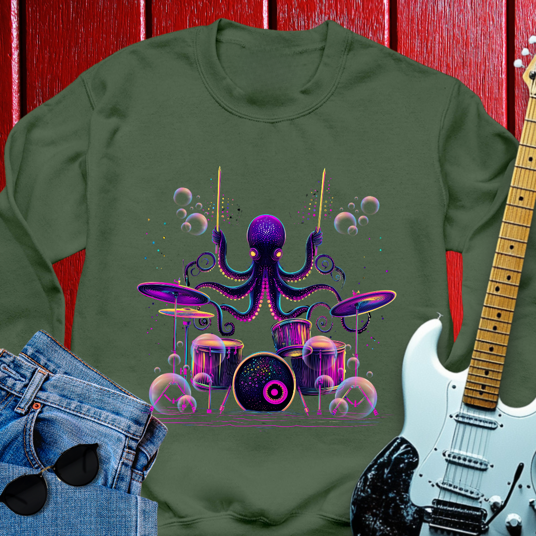 Octo Drums Crewneck