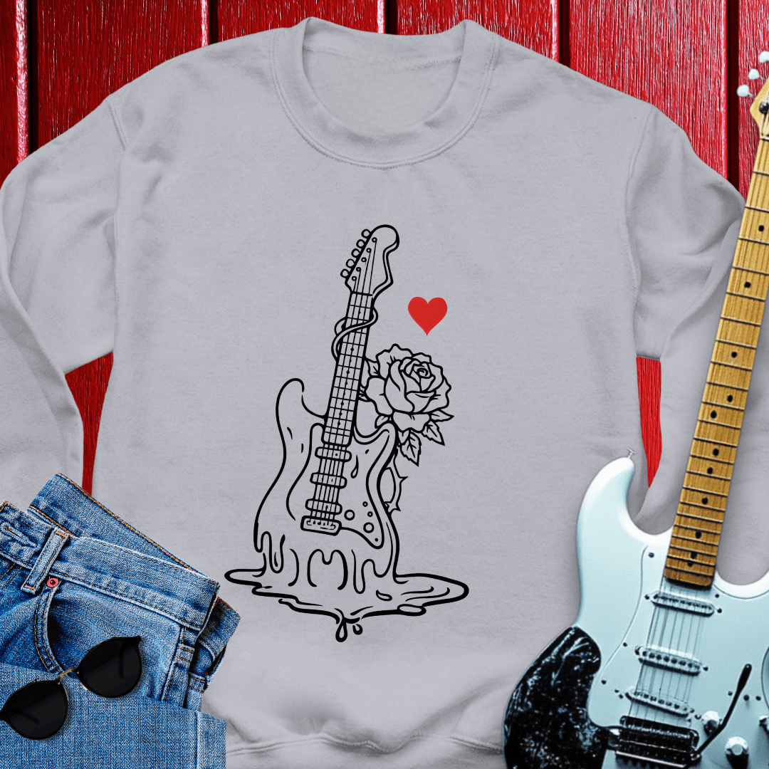 Rose Guitar Crewneck
