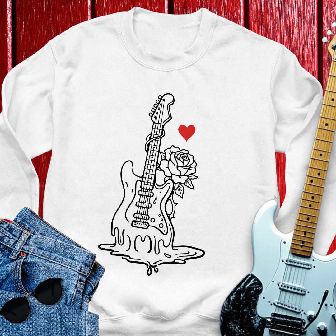 Rose Guitar Crewneck