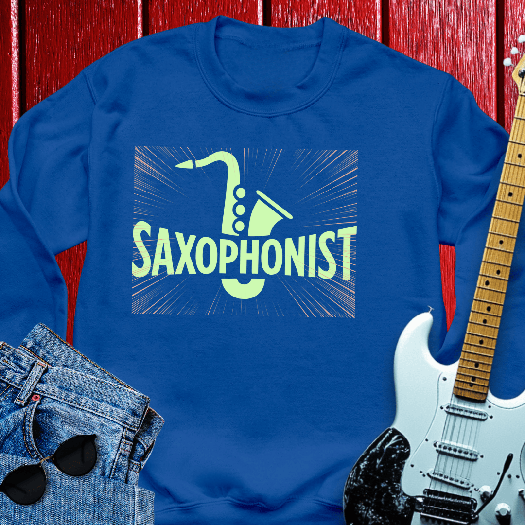 Saxophonist Crewneck