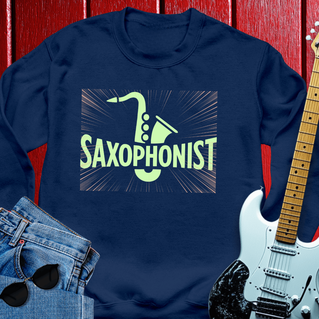 Saxophonist Crewneck