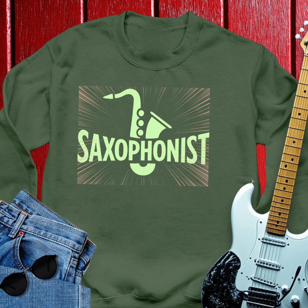 Saxophonist Crewneck