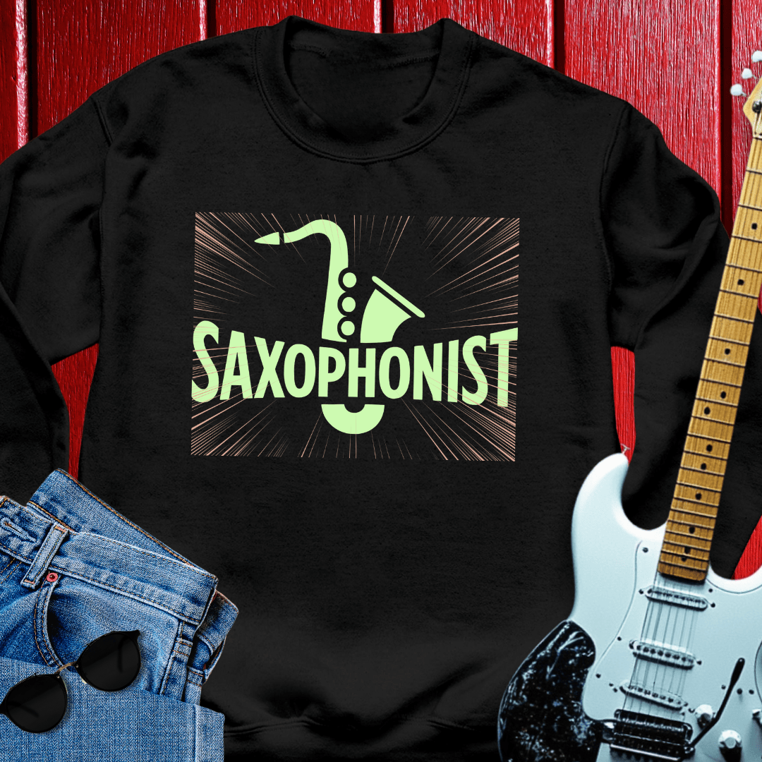 Saxophonist Crewneck