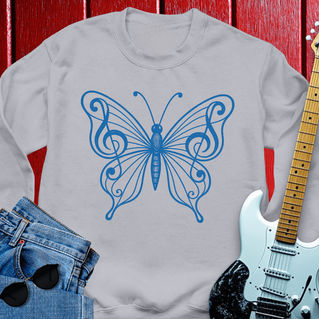 Clef Butterfly Crewneck