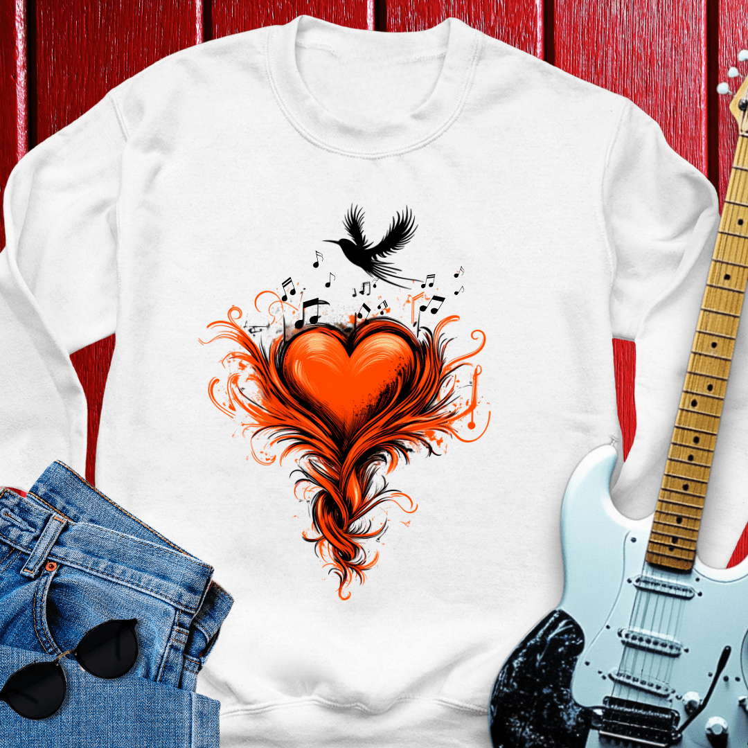 Birds Heart Song Crewneck