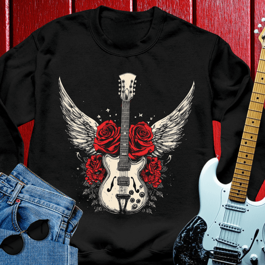 Wings Roses Crewneck