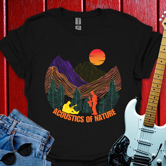 Acoustic Of Nature (Round) T-shirt