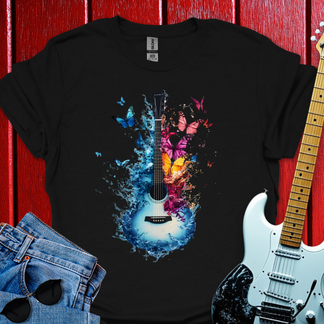 Butterfly Guitar T-shirt