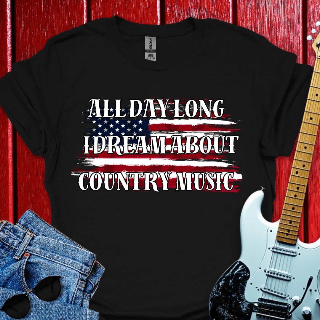 Country Music All Day T-shirt