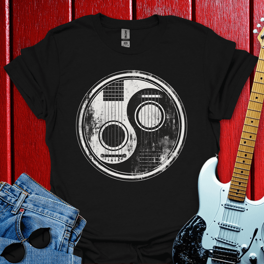 Distressed Yin/Yang T-shirt