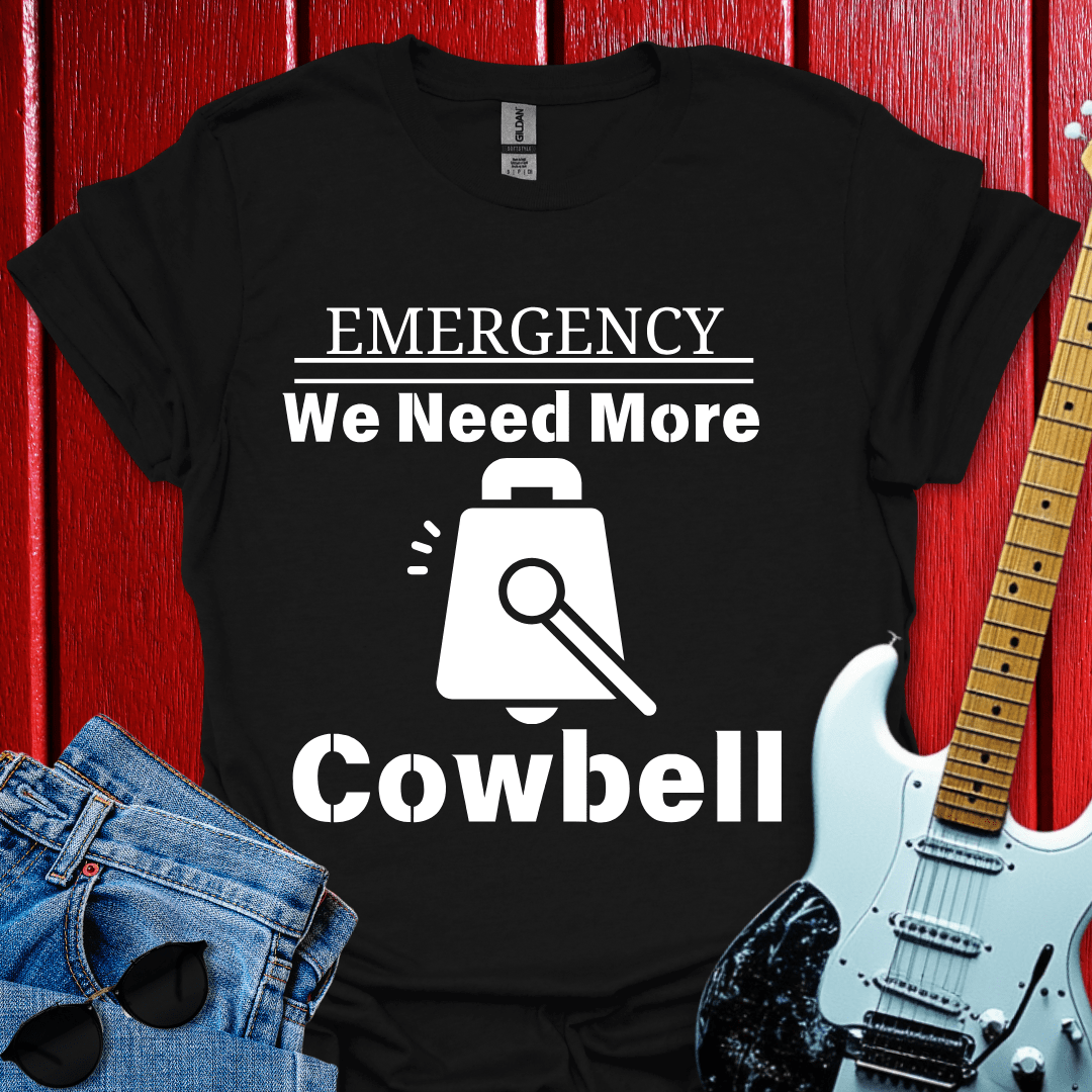 Emergency Cowbell T-shirt