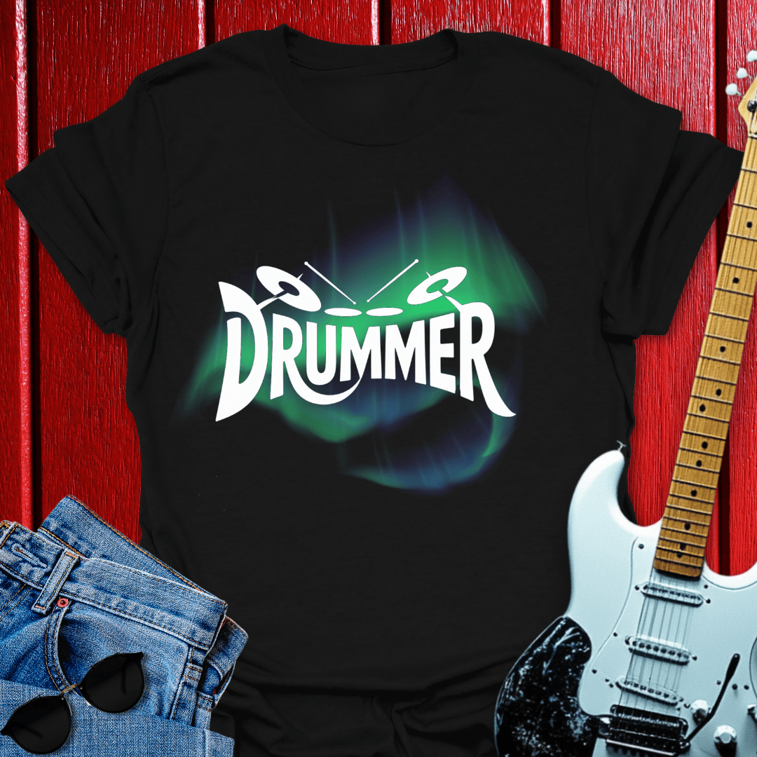 Font Drummer T-shirt