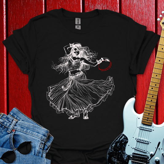 Gypsies Red Tambourine T-shirt