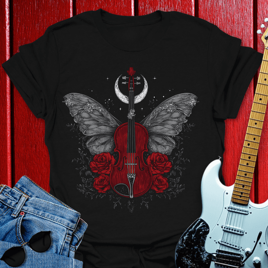 Moon Violin T-shirt
