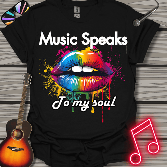 Music Speaks (W/T) T-shirt