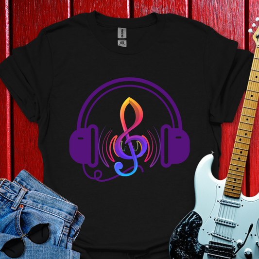 Musical Headphones T-shirt