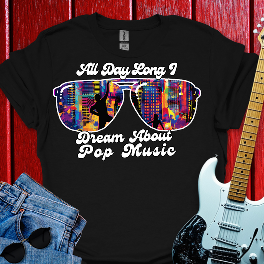 Pop Music All Day T-shirt