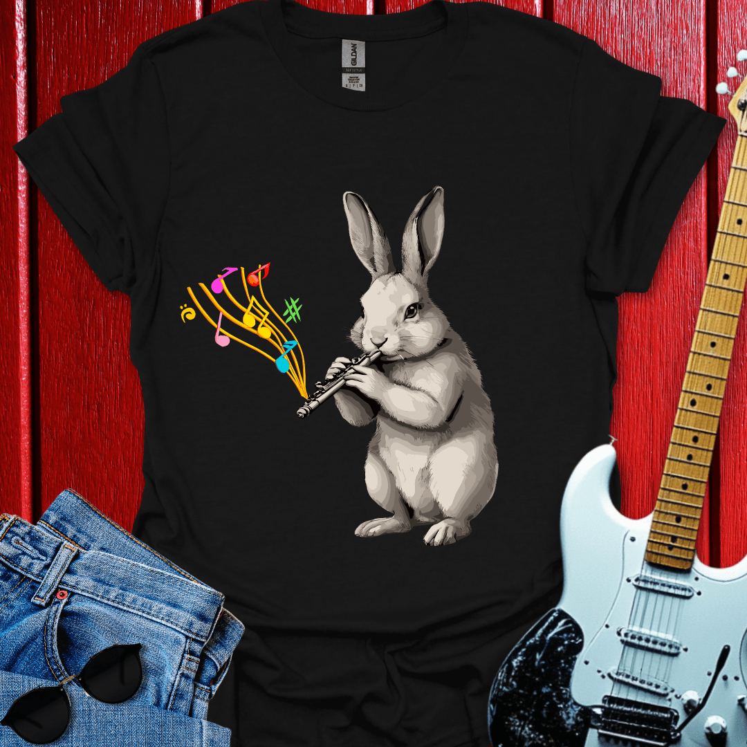 Rabbit Flutist T-shirt