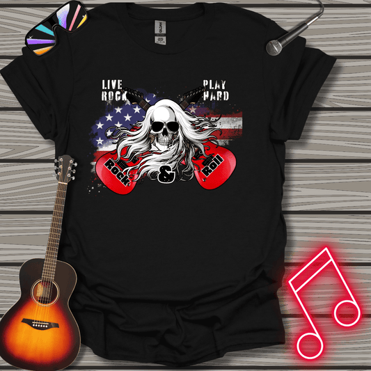 Rock & Roll Skull T-shirt