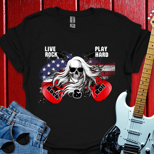 Rock & Roll Skull T-shirt