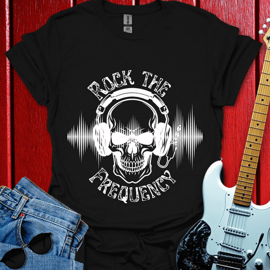 Rock The Frequency (White) T-shirt