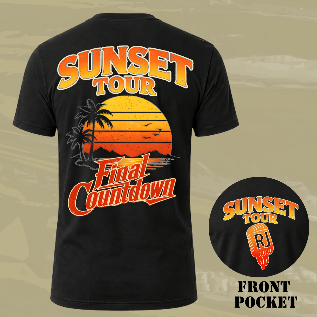Sunset Tour Back T-shirt