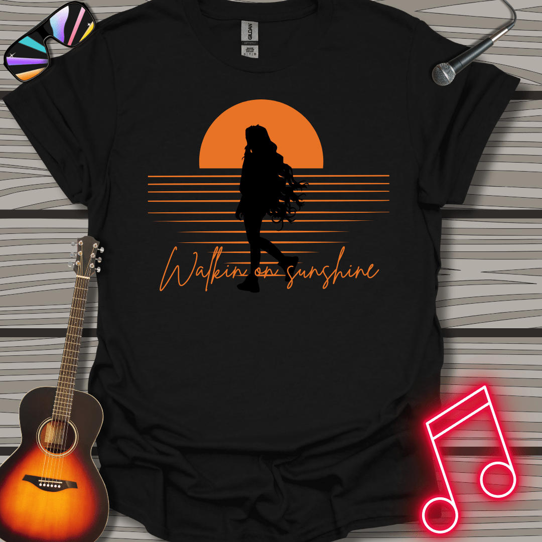 Woman Walking On Sunshine T-shirt