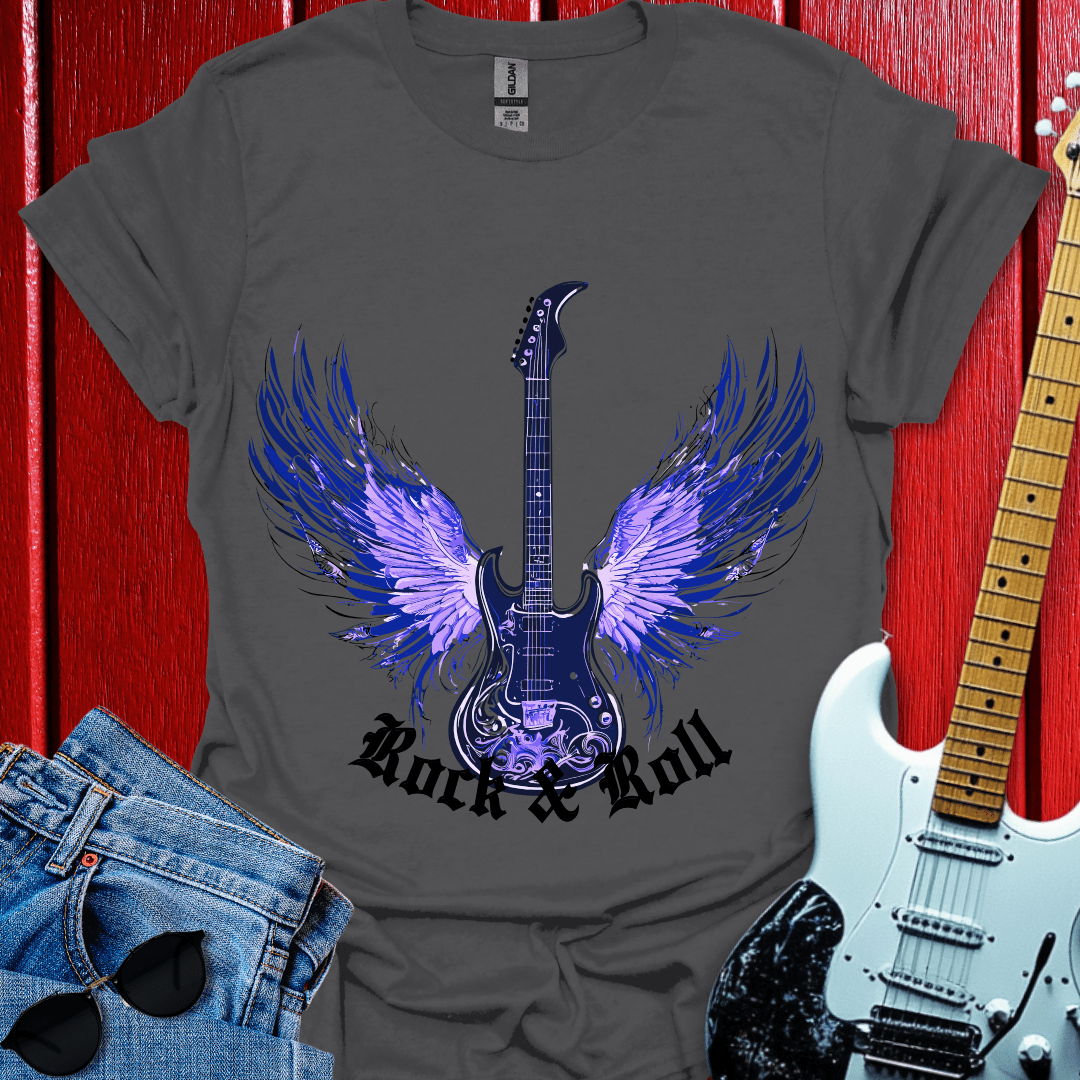 Blue Winged Guitar T-shirt