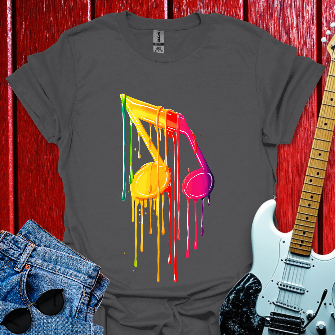 Colorful Beat Note T-shirt