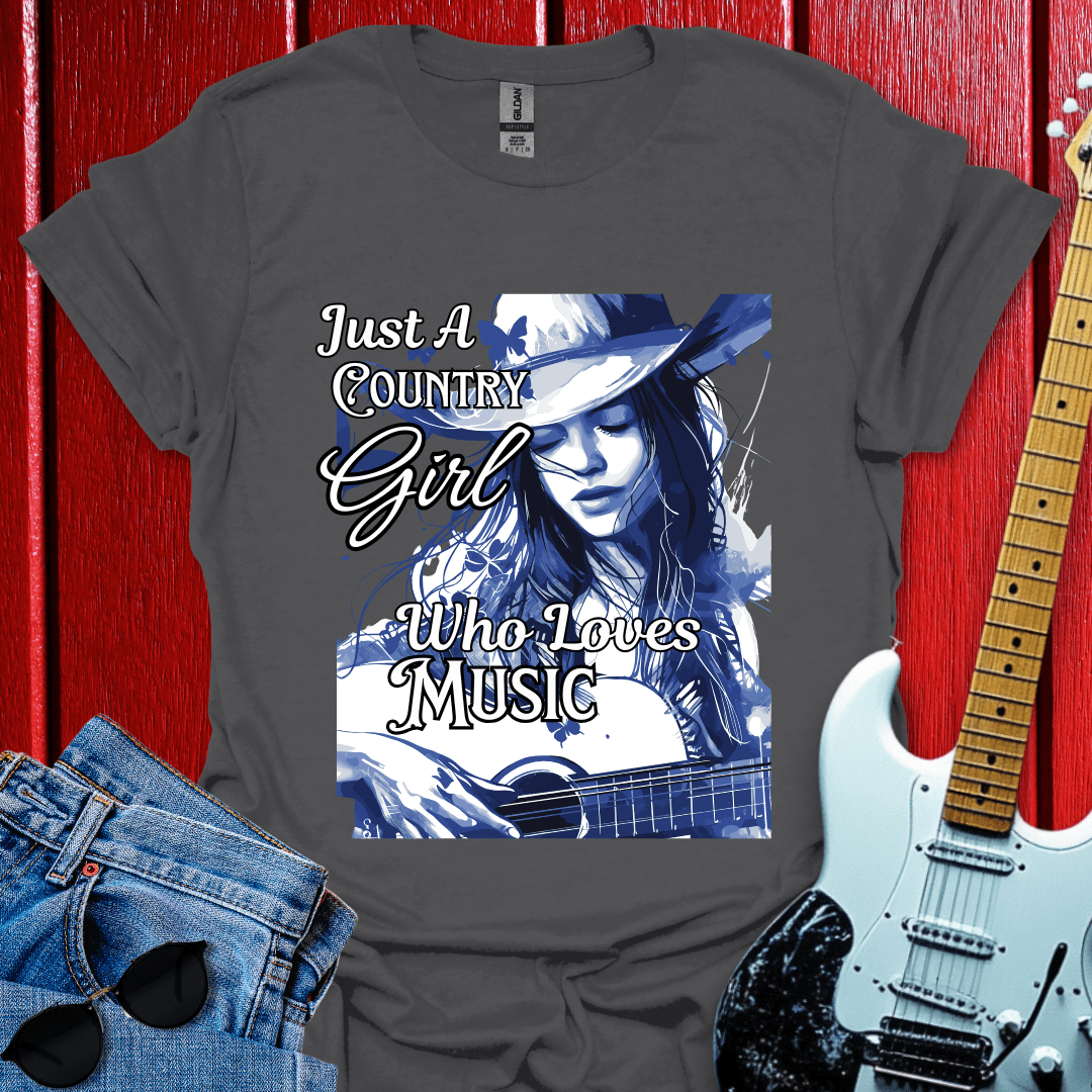 Country Girl Loves Music T-shirt