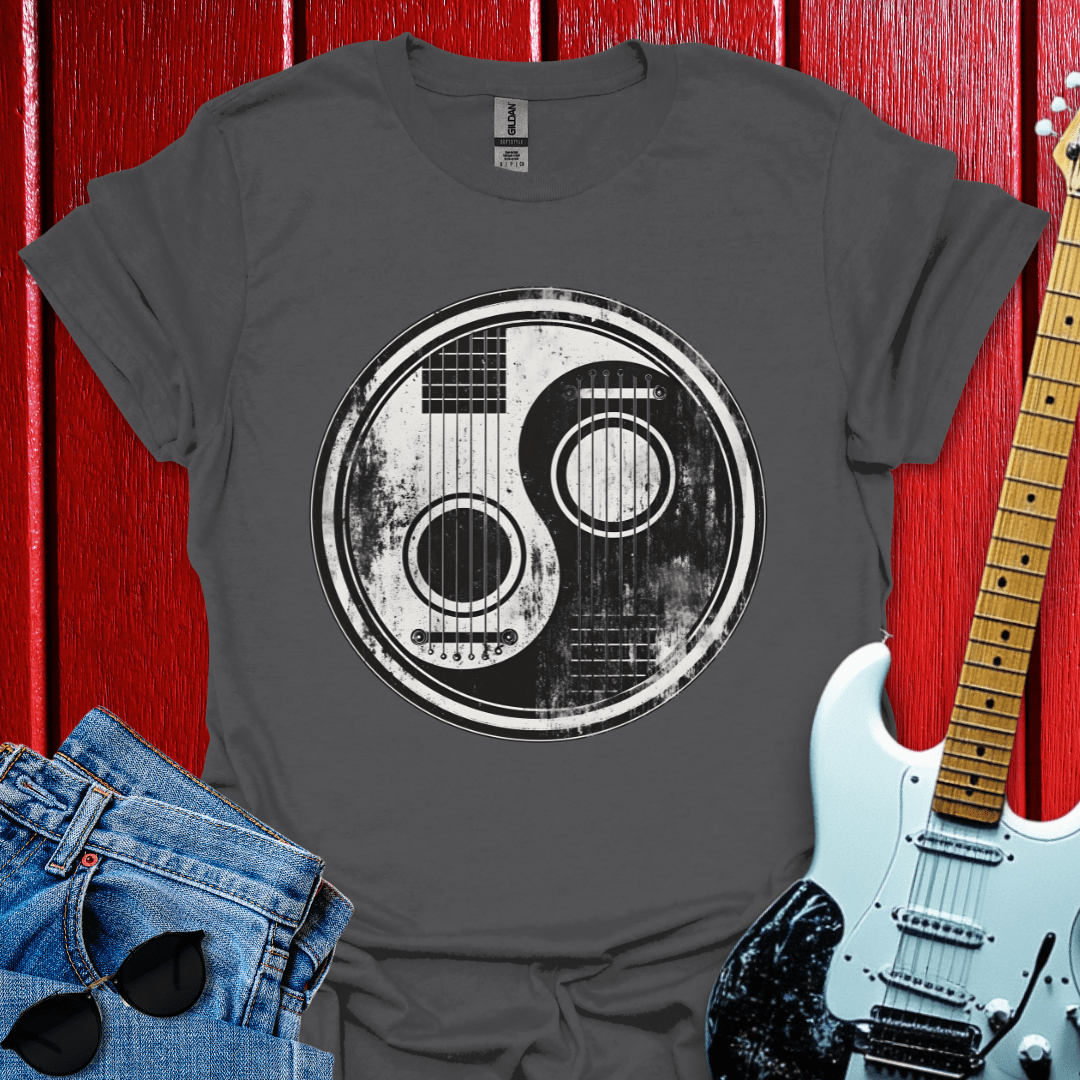 Distressed Yin/Yang T-shirt