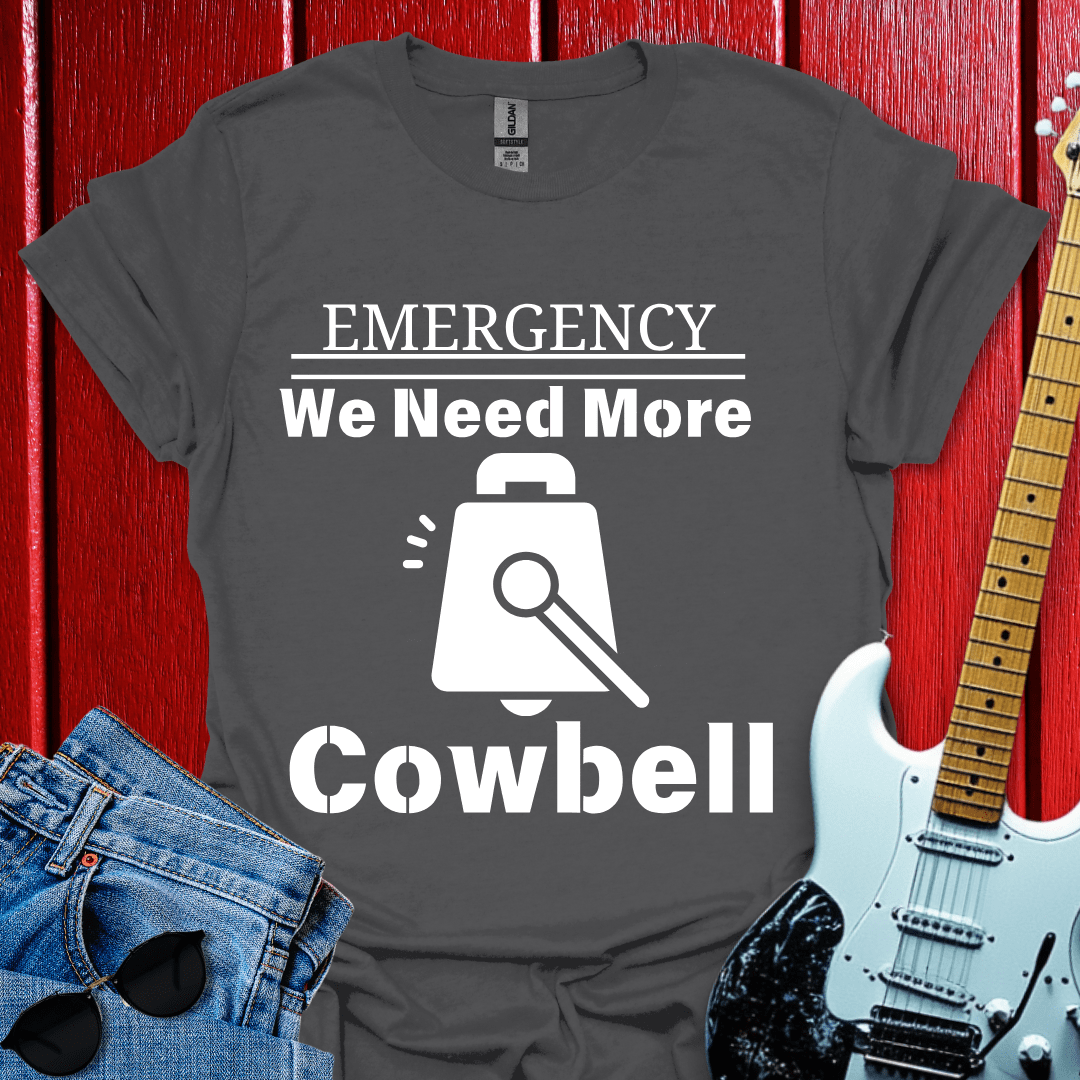 Emergency Cowbell T-shirt
