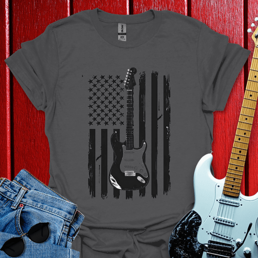 Guitar Flagged T-shirt