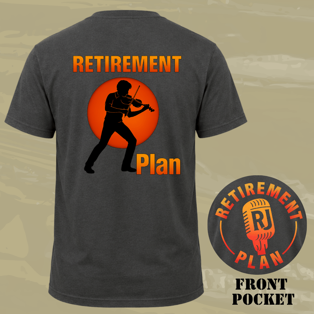 Retirement  Fiddler Back T-shirt