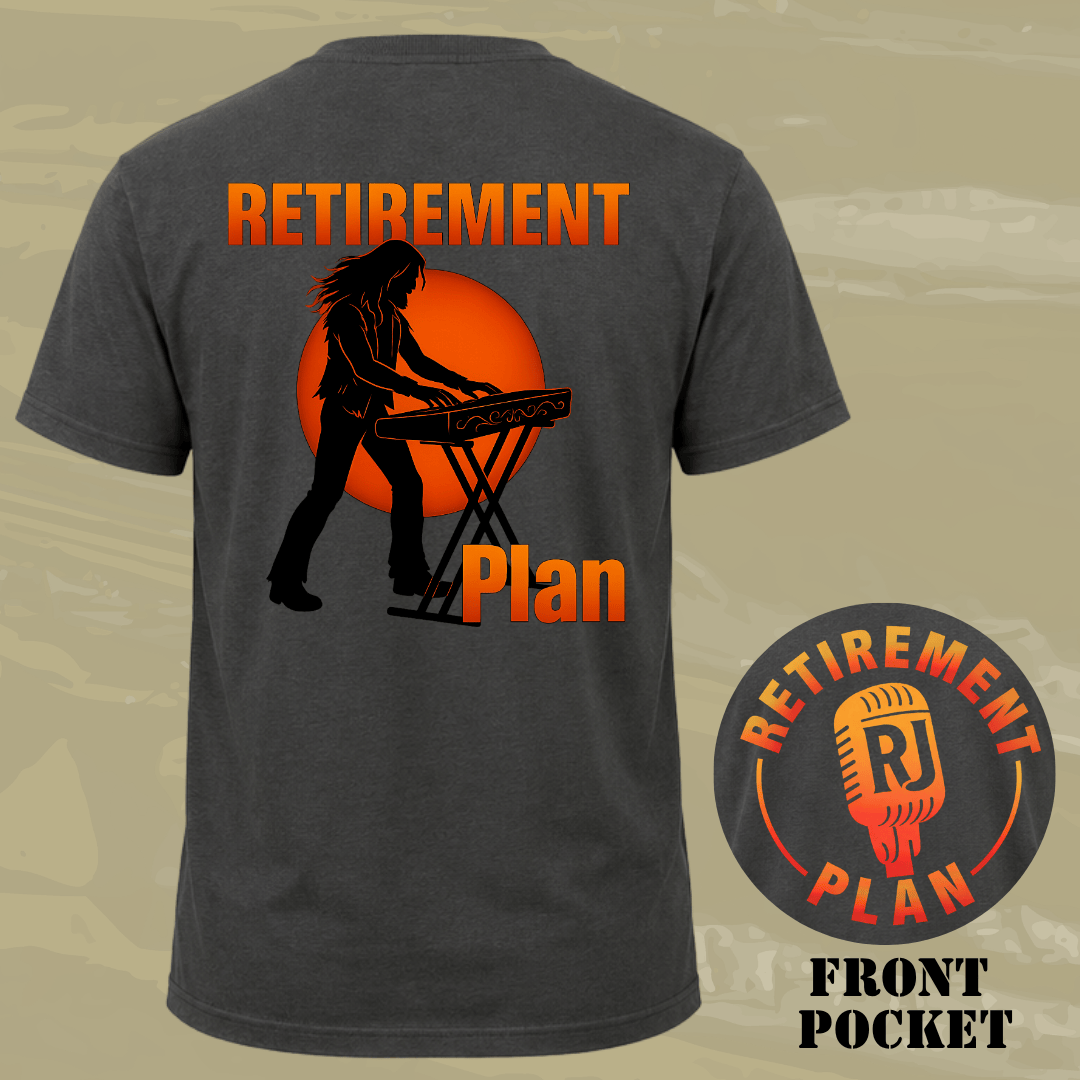 Retirement Keyboard Back T-shirt