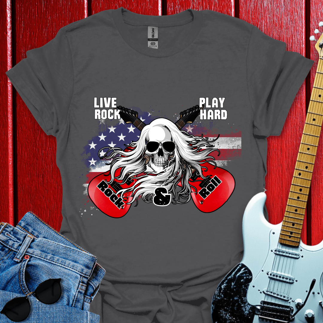 Rock & Roll Skull T-shirt