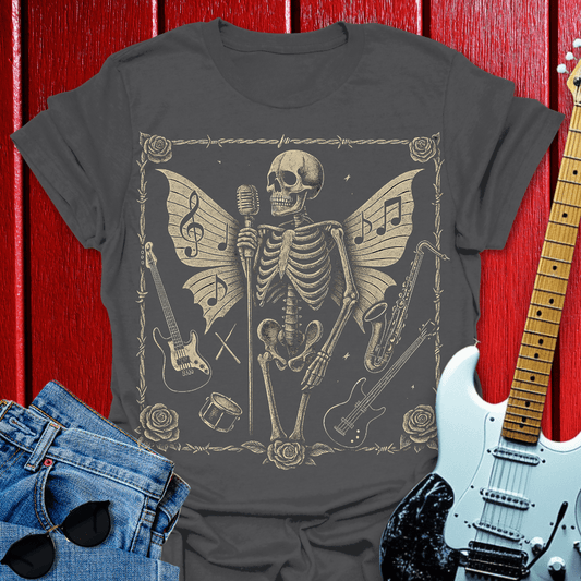 Skeleton Serenade T-shirt